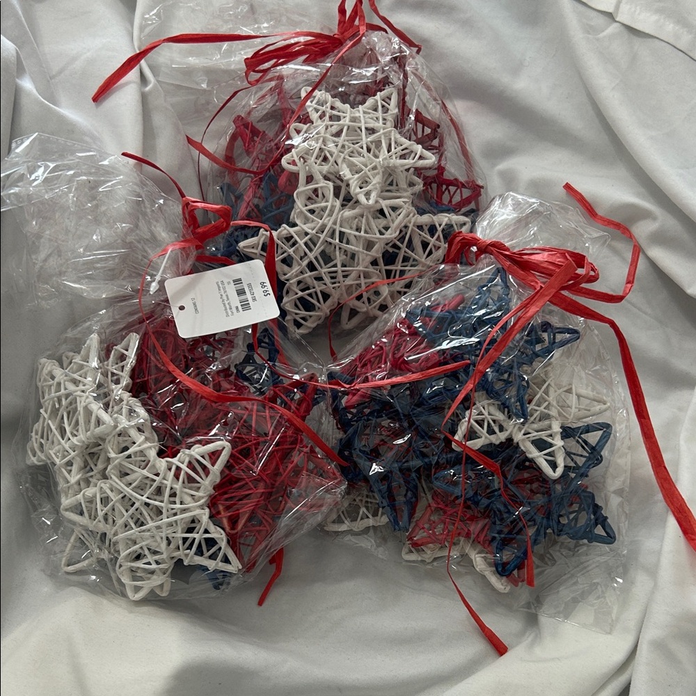 Pier1 Red, White, and Blue Star Decorations